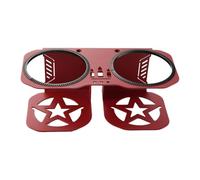 Harilla Barra di Sostegno Portabicchieri Supporto per Borraccia in Acciaio Spazioso Facile da Installare con Accessorio, Portabevande per 800, Rosso