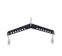 Harilla Barra Lat Pulldown Regolabile Accessorio Palestra Attacco Cavo Impugnatura Multipresa Barra Perforata con Regolazioni Rotonde Integrazione Semplice