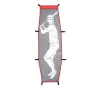 Harilla Baseball Pitching Target Rete per Lanciatore Bersaglio Precisione Allenamento Simulazione Partita Tessuto a Maglia Resistente Installazione Rapida con, Rosso