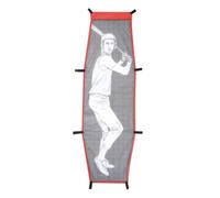 Harilla Baseball Pitching Target Rete per Lanciatore Bersaglio Precisione Allenamento Simulazione Partita Tessuto a Maglia Resistente Installazione Rapida con, Rosso Anguria