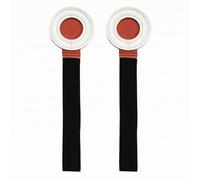 Harilla Baseball Training Band Cintura Allenamento Softball Fascia Elastica Disco Imbottito Accessorio Pitching Regolabile in Poliestere E Pelle Adatto a, Nero+Rosso