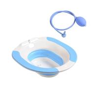 Harilla Basino del gabinetto del bagno Bidet vasca da bagno pieghevole sitz pieghevole, bacino detergente per la lavaggio per la doccia con doccia per, Blu