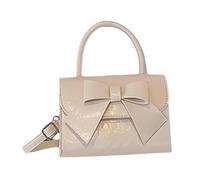 Harilla Borsa a tracolla a tracolla semplice borsa da donna per lo shopping per spostamento all'aperto, Bianco