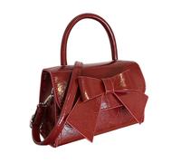 Harilla Borsa a tracolla a tracolla semplice borsa da donna per lo shopping per spostamento all'aperto, Rosso