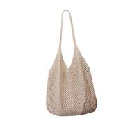 Harilla Borsa all'uncinetto per donna BASSE BASSE SCHEDA BASSO di BASSAGGIO BOHIAMAN TENDEL AESTETICO AESTETICO per GIORNO per LAVORATI COMPLEANNO SIMMA, Beige