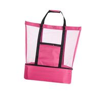 Harilla Borsa da spiaggia Women Women Storage Tasch per snack che escursioncing da picnic campeggio da picnic, Rosa Rossa