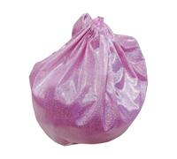 Harilla Borsa Ginnastica Ritmica con Sacca Porta Palla Custodia Protettiva Nylon Antipolvere con Chiusura a Coulisse per Trasporto Adatta a Allenamento Gara D, Rosa