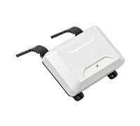 Harilla Borsa per la Scuola con finestrino Laterale per Auto RC, Accessori per Bagagli, Cassetta degli Attrezzi, Borsa portaoggetti per 1/10 1/8, Bianco