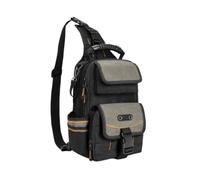 Harilla Borsa Porta Attrezzi Zipper Storage Pouch Zaino Monospalla Tracolla Organizer Tasche Multiple con Fibbia Maniglia Imbottita Struttura Durevole Adatta a Cantieri Lavori Domestici Officina