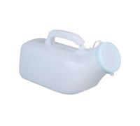 Harilla Bottiglia per orinatoio Bottiglia per pipì da 1200 ml Contenitore per urina Pratico con maniglia Vaso per raccolta orinatoio Vasino per bambini, Uomini Bianchi