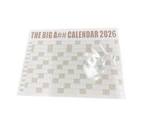 Harilla Calendario Da Muro Planner Annuale Da Parete 2026 Grande in Carta Robusta con Unica E Mesi Ben Visibili per Gestione Appuntamenti Adatto per Ca, CaffÈ