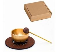 Harilla Campana di Meditazione Ciotola Mindfulness Coppa Superficiale Liscia per Attacco Preciso E Risonanza Adatta per Meditazione Mindfulness Angolo Quiete Domestica, Confezione Semplice