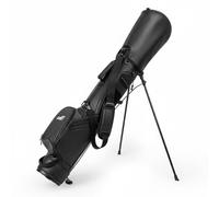 Harilla Carrier Borsa da Golf Compatta Sacca Portatile Supporto Tracolla Materiale Nylon Impermeabile Adatta a Principianti Pratica Cammino tra le Buche, Nero