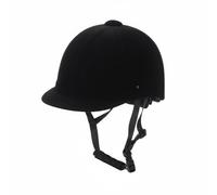 Harilla Casco Equestre Giovanile Casco da Equitazione Casco d Casco da Cavalcata con Scocca in con Rivestimento in Velluto E Imbottitura con Cinturino, Circonferenza Testa 58-59 Modello Adulto