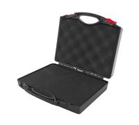 Harilla Cassetta portautensili con inserto in schiuma, custodia portatile per apparecchiature, protezione antipolvere con maniglia, custodia rigida per il, 43x30x11.5 Cm