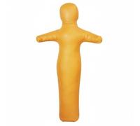 Harilla Children Training Dummy Manichino da Allenamento Bambino Partner da Combattimento Arti Marziali Grappling in Pelle PU Figura Stante per Esercizi di, Giallo, 120cm 15kg