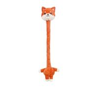 Harilla Ciondolo a Forma di Bambola dal Collo Lungo in Peluche, Simpatico Portachiavi Morbido per Borsa, Giocattolo sonoro per Bambini e Bambine, Regalo di, Volpe