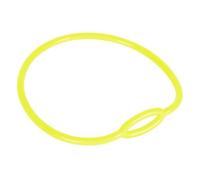 Harilla Collare Regolatore Subacqueo Collana Boccaglio Laccetto Collo Immersione Cinghia Secondo Stadio Anello Fissaggio Silicone Posizionamento Sicuro, Giallo-650mm, M