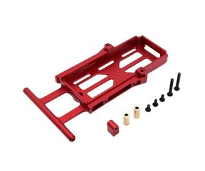 Harilla Componenti Industriali Vassoio Rc Supporto Piastra Staffa Portabatteria in Alluminio 6061 Anodizzato per Meijiaxin H12Y H12Y Telaio Rialzato E Barre, Rosso