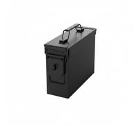 Harilla Contenitore Portatile per Accessori con Acciaio Q235 Struttura Solida Maniglia Richiudibile E Comparto Ampio Adatto per Bambini Casa Campeggio Ufficio, Matte Black, style to 10