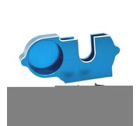 Harilla Copertura del Cambio di Ricambio per Auto RC, Robusta Copertura in Metallo Professionale Pratica per Accessori di Riparazione Auto RC 1/14, Blu