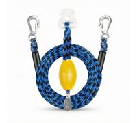 Harilla Corda Traino Gonfiabile Cavo Traino Fune Nautica Cinghia Rimorchio con Linea Elastica E Manicotti Protettivi Verso i Ganci Collegamento Sicuro E