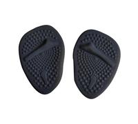 Harilla Cuscinetti per l'avampiede in silicone, cuscinetti per la cura dei piedi, cuscinetti di supporto in silicone per i piedi, inserti per solette per, Nero