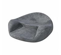 Harilla Cuscino da Meditazione con Memory Foam E Copertura in Tessuto Traspirante per Un Comfort Duraturo Nelle Posizioni Sedute Prolungate Adatto per il, Grigio