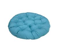 Harilla Cuscino per Sedia a Forma di Uovo sospesa, Imbottito, Diametro 50 cm, per Uso Interno ed Esterno, Azzurro