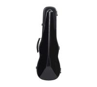 Harilla Custodia per Violino Leggera in Fibra Composita Antiurto Ampio Scomparto Interno E Doppio Porta Archetto Adatta per Lezioni di Musica Orchestra Viaggi, Nero, Triangolo