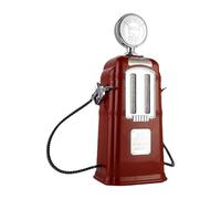 Harilla Distributore di Bevande a Doppia Pompa Da 2000 Ml, Distributore a Due Camere per Succhi E Bevande Analcoliche E Liquori, Rosso