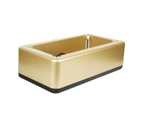 Harilla Distributore di Copriscarpe Riutilizzabile Portatile con Fibbia a T Antiscivolo per Proteggere Il Pavimento, Macchina Monouso per Copriscarpe per Nego, Oro