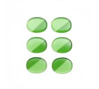 Harilla Drum Damper Pad Gel Smorzatore Batteria Cuscinetto Silenzioso Pad Antirisonanza in Silicone Riutilizzabile Lavabile Adesione Forte Adatto per Prove Studio Palco, Verde