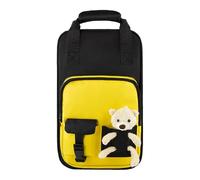 Harilla Drum Rod Bag Borsa Porta Bacchette Tamburo Oxford Impermeabile Zaino Porta Mallet Porta Spartiti con Tracolla Regolabile Adatto a Musicisti Bambini Ba, Giallo