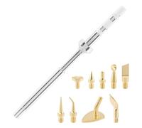 Harilla Engraving Iron Tips Set Punte Saldatura Incisione Pirografia Trimming Compatibile con Manico Intercambiabile M4 Multi Teste per Legno Plastica Studio, Punte Per Pirografia TS100