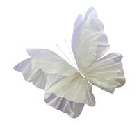 Harilla Farfalla Artificiale Decorazione Ornamento Da Parete Scultura 3D Realizzata in con Effetto Iridescente Adatta per Matrimoni Feste E Sfo, 50 Cm