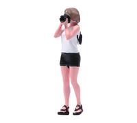 Harilla Figura di 1:64, Dipinta a Mano, Statuetta di Ragazza, Accessori per diorami Fai da Te, Mini Persone, Modello, Mini Bambola,