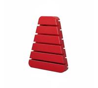 Harilla Fishing Craft Block Blocco Tecnico per Piume Strumento per Allineare E Piegare CDC con Guide Variabili in Alluminio Adatto Professionale Creazione, Rosso