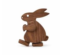Harilla Giocattolo Educativo Bambini Giocattolo a Dondolo Gioco da Scrivania Animaletto in Legno Discesa Senza in Gomma Naturale, 13 11 3, Giocattolo Educativo In Legno A Forma Di Coniglio