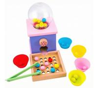 Harilla Gioco con Distributore a e Pinze Colorato Gioco di Riconoscimento Colori con Ciotole Divertente per Relax Sereno