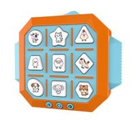 Harilla Gioco del Tris educativo, Ideale Come Regalo per la Calza della, Console di Gioco Puzzle 5 in 1, Perfetto, Gite al Chiuso e, Blu