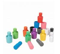 Harilla Gioco di Smistamento Colori Sensoriale | Prescolare, Set con Tazze Cilindriche, Giocattolo, per Asilo, Bambini da 4 a 6 Anni