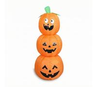Harilla Gonfiabile Decorazione Autunnale a Forma di Zucca Intrecciata con Integrata E Cerniera per Esterno Adatta per Portico Giardino E Ingresso