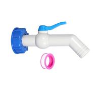 Harilla IBC Tote Adapter per Serbatoio Acqua Valvola Rubinetto Filettatura Precisa con Valvola a Sfera Maniglia Pratica in PP Resistente Adatta per Uso, Style C