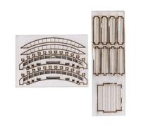 Harilla Kit di Montaggio per Modelli di edifici Fai da Te, Kit di Artigianato Fai da Te 1/50, Regalo di Compleanno, Decorazione per Micro paesaggi, Arch Bridges a