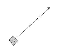 Harilla Letame di Pollame da 25 Cm, Lunghezza 85-175 Cm, Multifunzionale per Conigliere, Impugnatura Ergonomica, Robusto Strumento per La Pulizia dei Pascoli