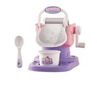 Harilla Macchina del Gelato Giocattolo con e Cucchiaio Regalo Set Gelato con Accessori da Sviluppa Le Abilità Motorie Gioco di Finzione,
