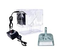 Harilla Macchina soffiatrice per Cereali Bird Graincleaner con 2 granai e Accessori, Macchina vagliatrice ad Alta efficienza per la Pulizia dei Cereali, con Pala