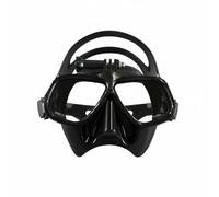 Harilla Maschera Subacquea Occhialini Snorkel Immersione Design Compatto Ampia Antappannamento per Uso Prolungato Fascia Testa Regolabile Adatta a Snorkeling , Nero