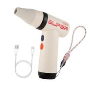 Harilla Mini asciugatrice per capelli 3 marce impostazioni asciugatrice per capelli professionale asciugacapelli a filo cordless rapido per la pittura, Blu